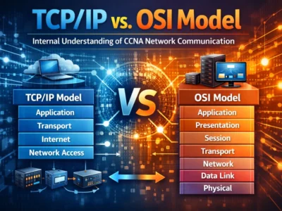 TCP/IP vs. OSI Model | Internal Understanding of CCNA Network Communication