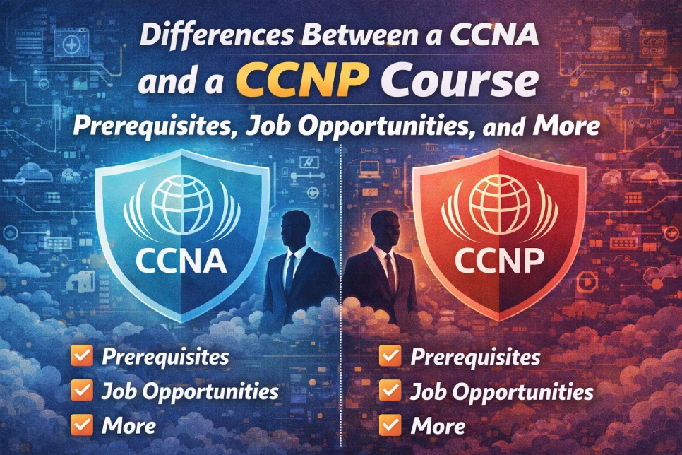 Differences Between a CCNA and a CCNP Course – Prerequisites, Job Opportunities, and More