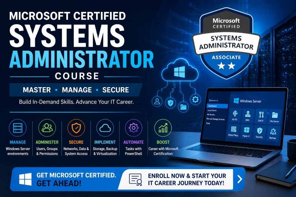 Microsoft certified systems administrator course